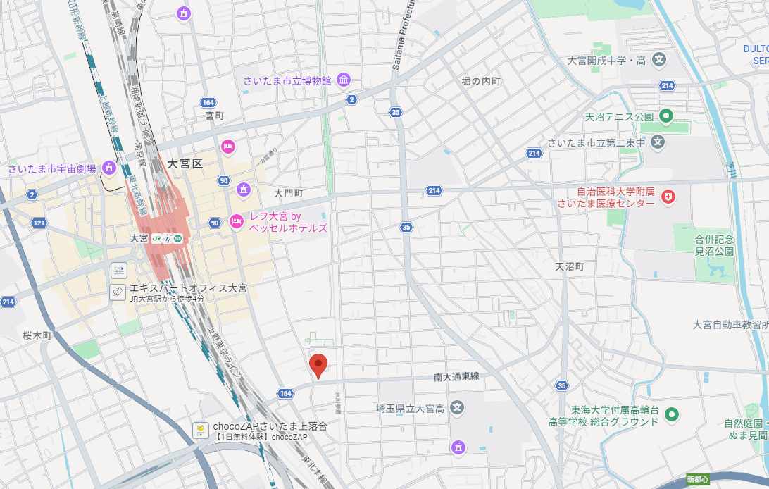 本社周辺の地図